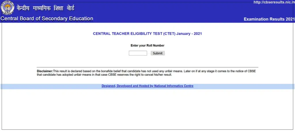 Cbse ctet result