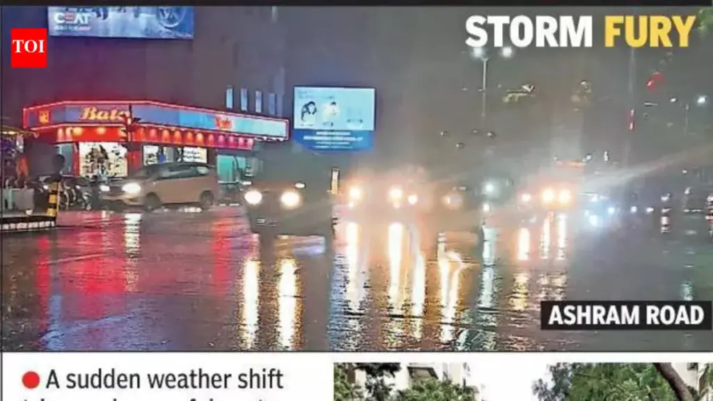 Weather Ahmedabad: Intense Dust Storm Hits City