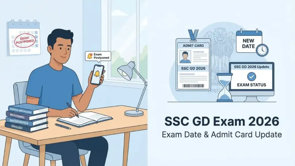 SSC GD Constable Exam 2026 Postponed