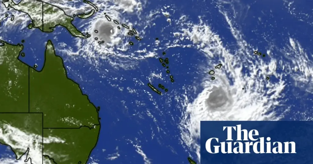 Tropical Cyclone Vaianu Approaches New Zealand
