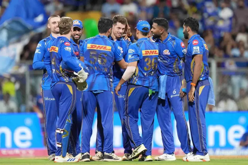 Mumbai indians t20 run record