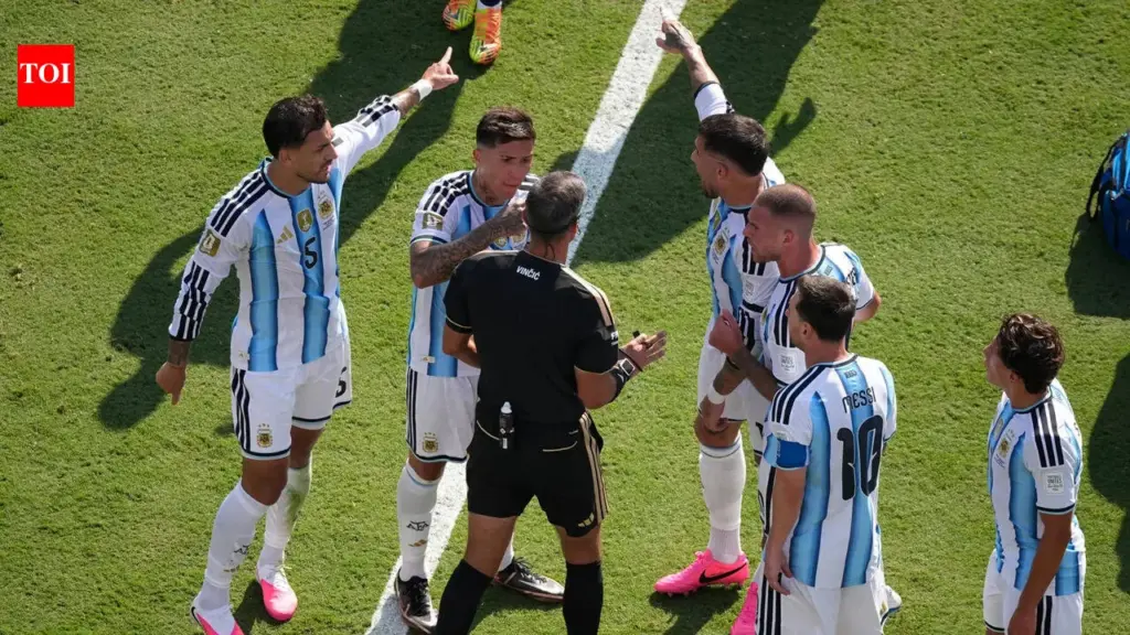 Argentina’s World Cup final conduct scrutinised after defeat to Spain
