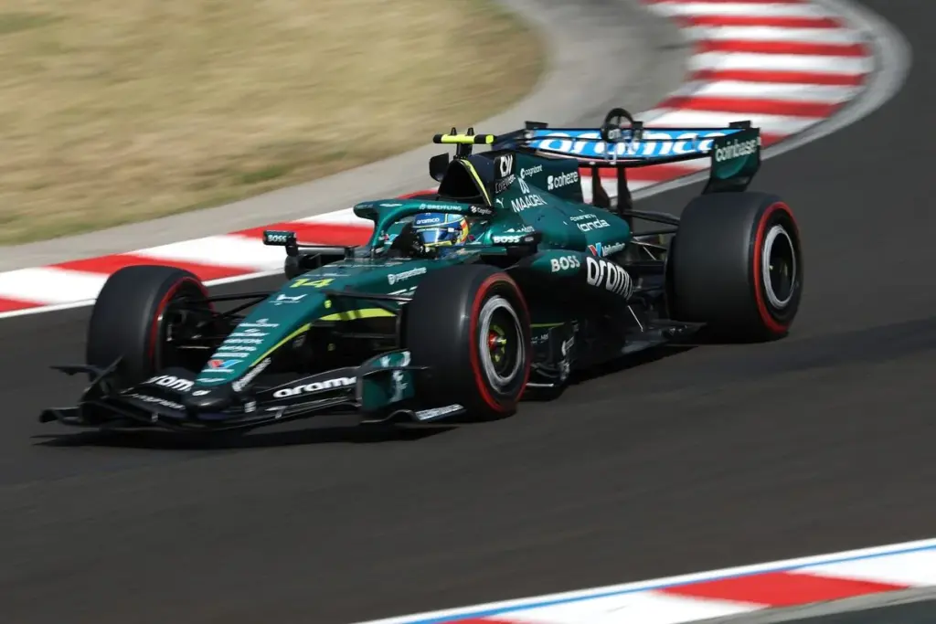 Honda’s updated engine debuts during Aston Martin filming day in Hungary