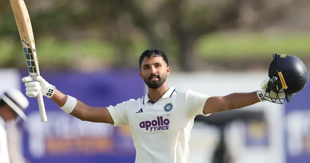 Galle: Devdutt Padikkal’s maiden Test century leads India’s strong start