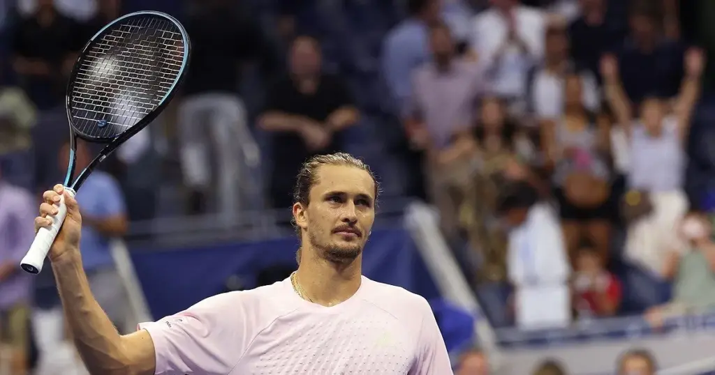 US Open: Alexander Zverev advances to semi-finals after defeating Botic van de Zandschulp